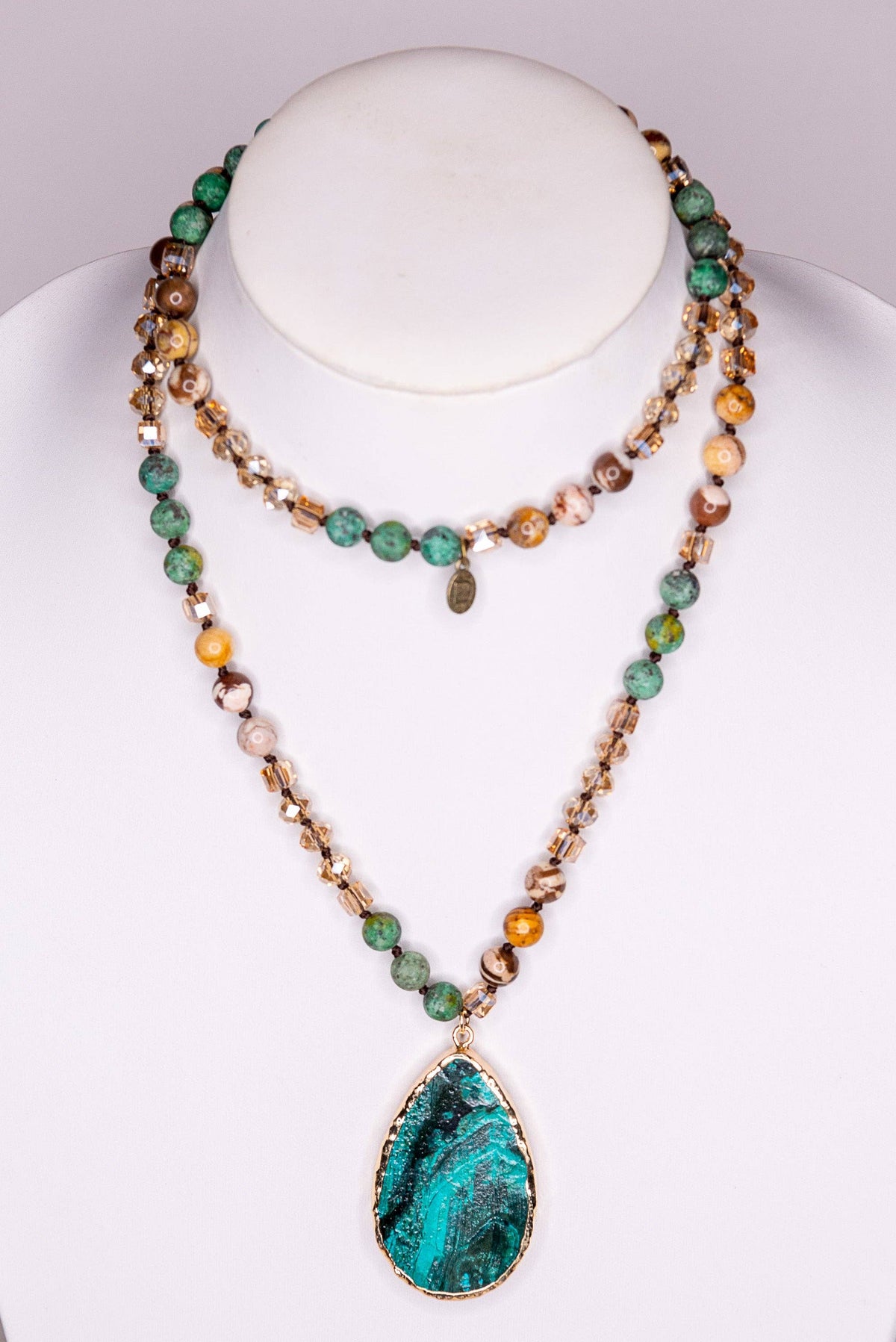 Sabrina Necklace in Jade